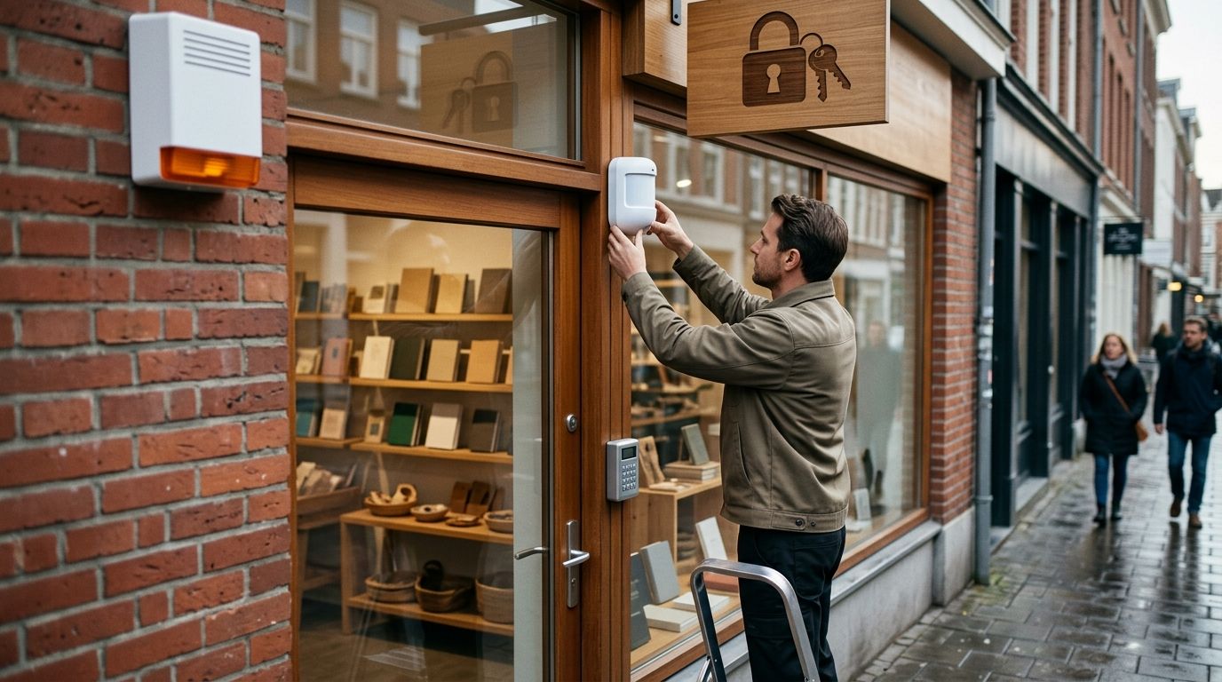 Alarm dla sklepu: jak zabezpieczyć małą firmę przed włamaniem?